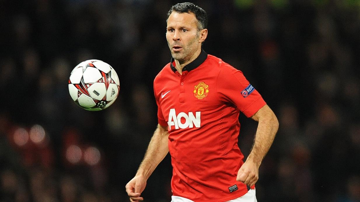 3- رایان گیگز، هێرشبەری وێلزی پێشووی مانچێستەر یونایتدی ئینگلیزی (151 یاری)